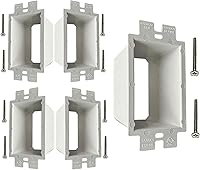 Vista 10 de iMBAPrice IMBA-BE1 - Extensor de caja de toma de corriente eléctrica no metálica de 1 banda para accesorios de receptáculos de interruptor