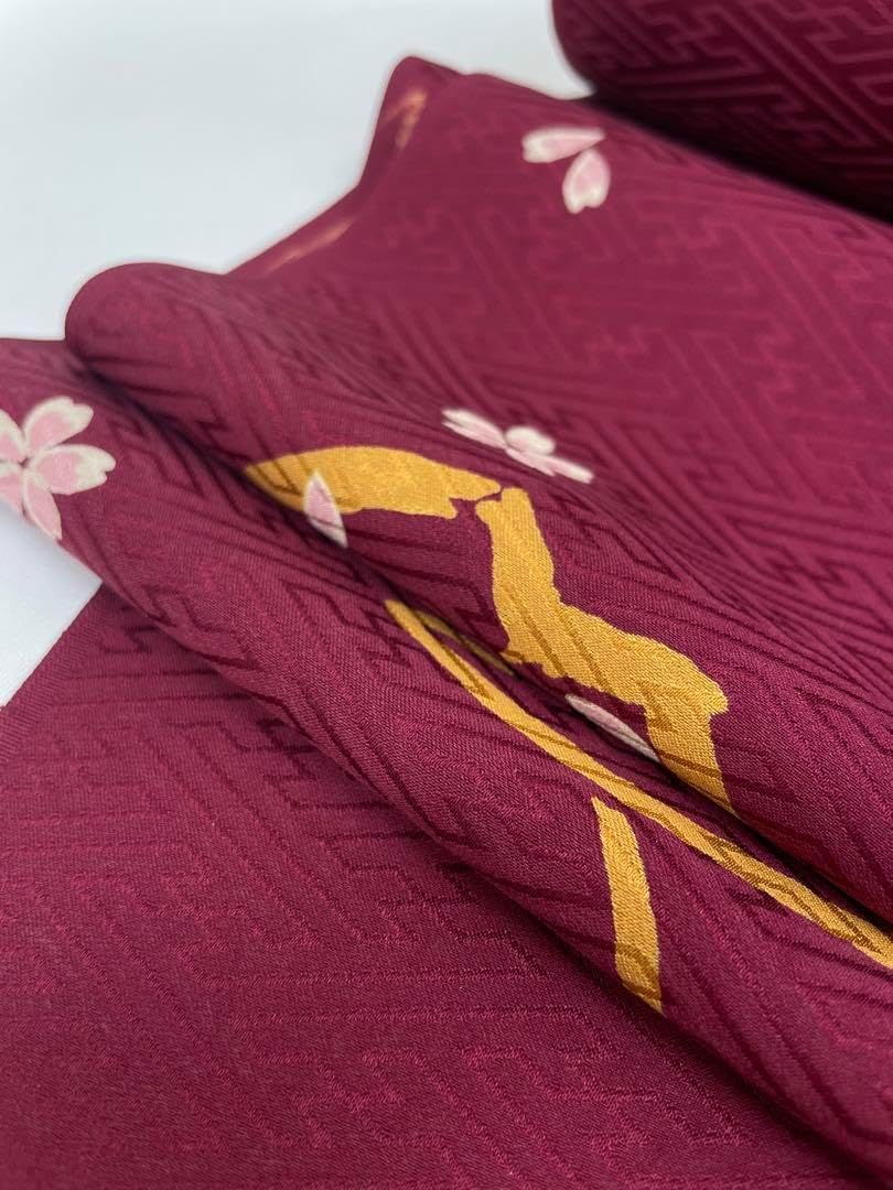 振袖長襦袢 紋意匠 京友禅 通産大臣指定伝統的工芸 小谷荘夢 桜