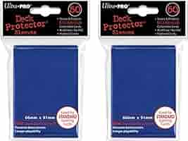 100 Ultra PRO Black Deck Protector Sleeves - Standard Size For MTG & Trading Cards