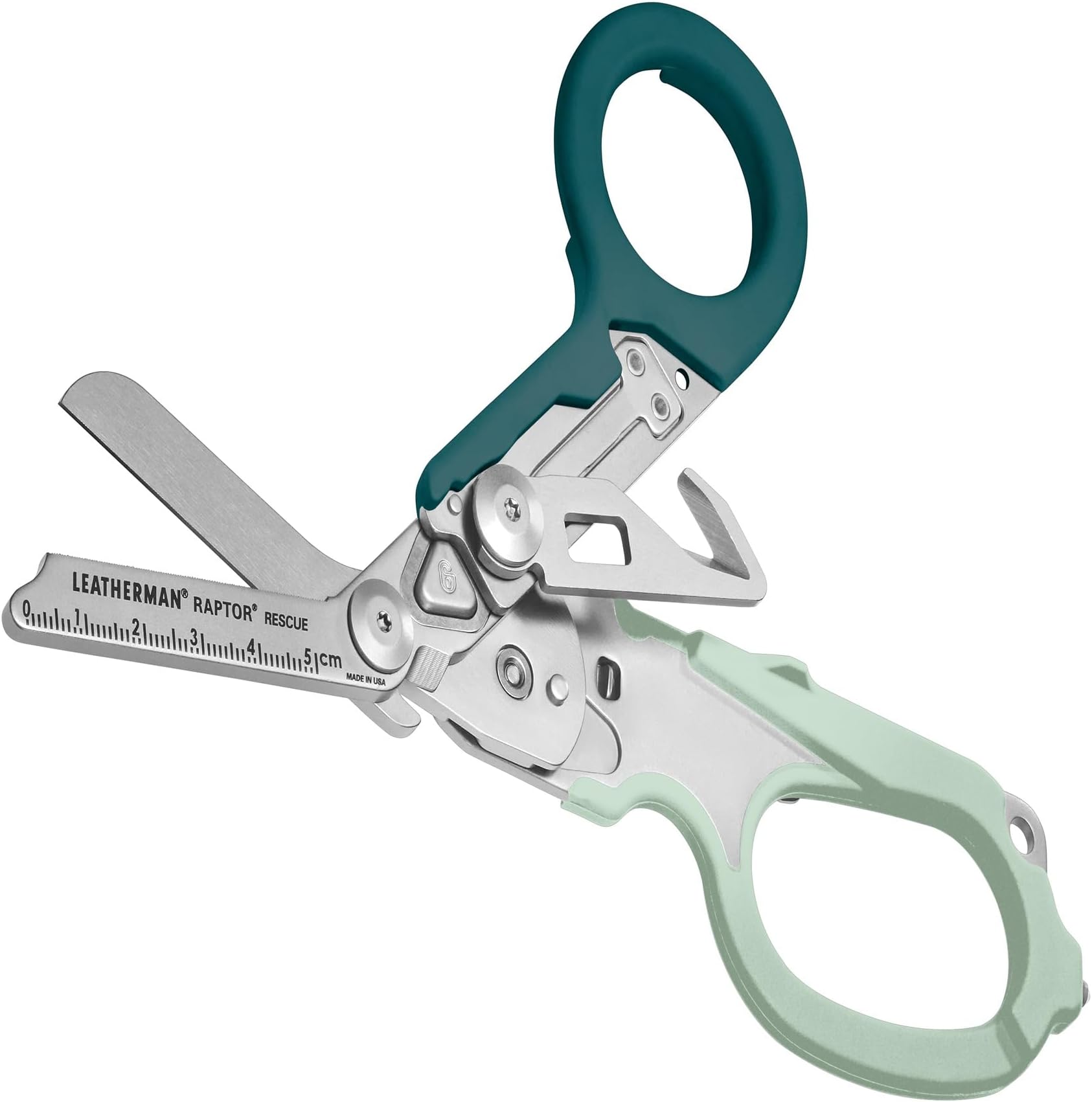Leatherman Raptor Rescue, ICY Mint with Utility Holster