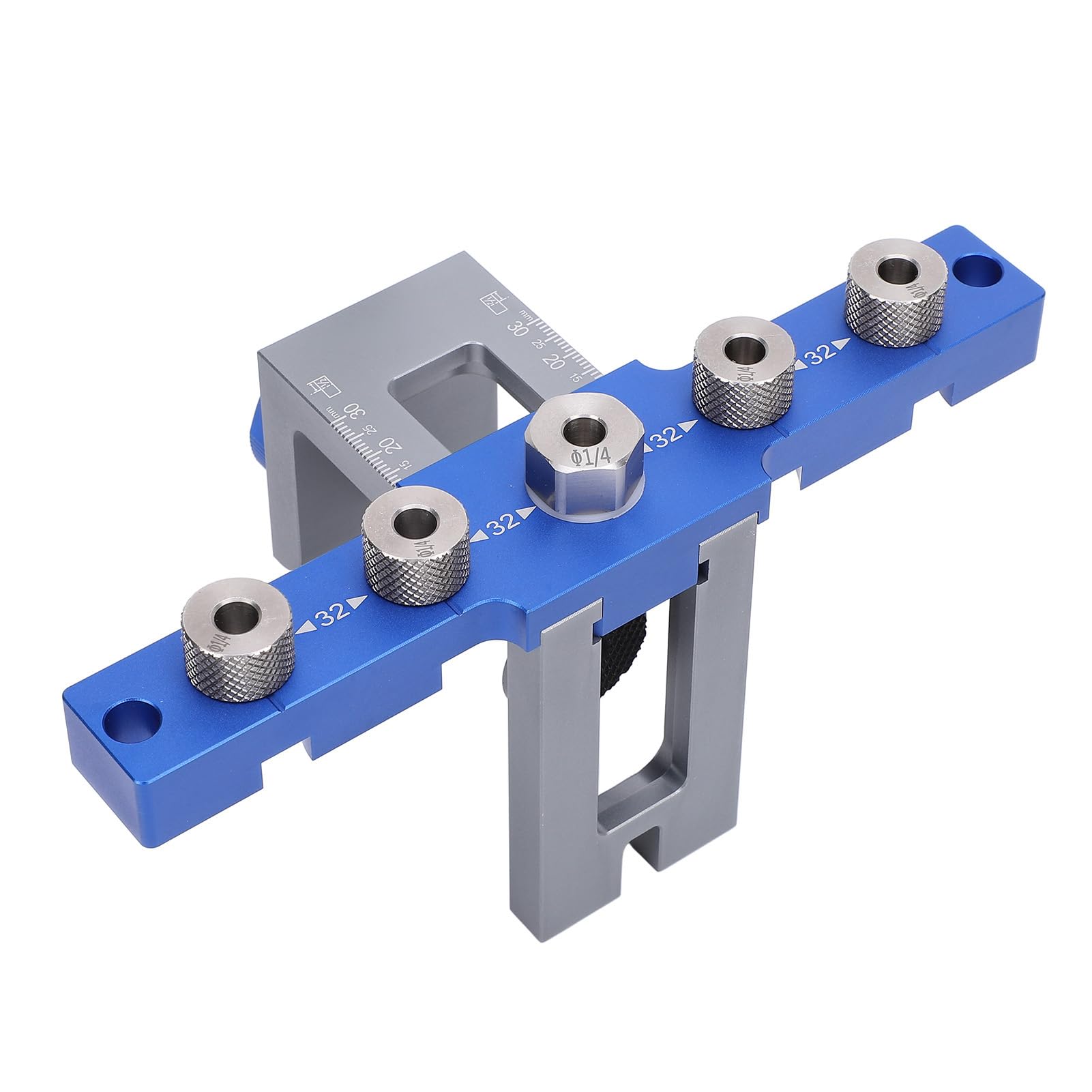 Pocket Hole Jig Kit do Obróbki Drewna, Regulowana Prowadnica