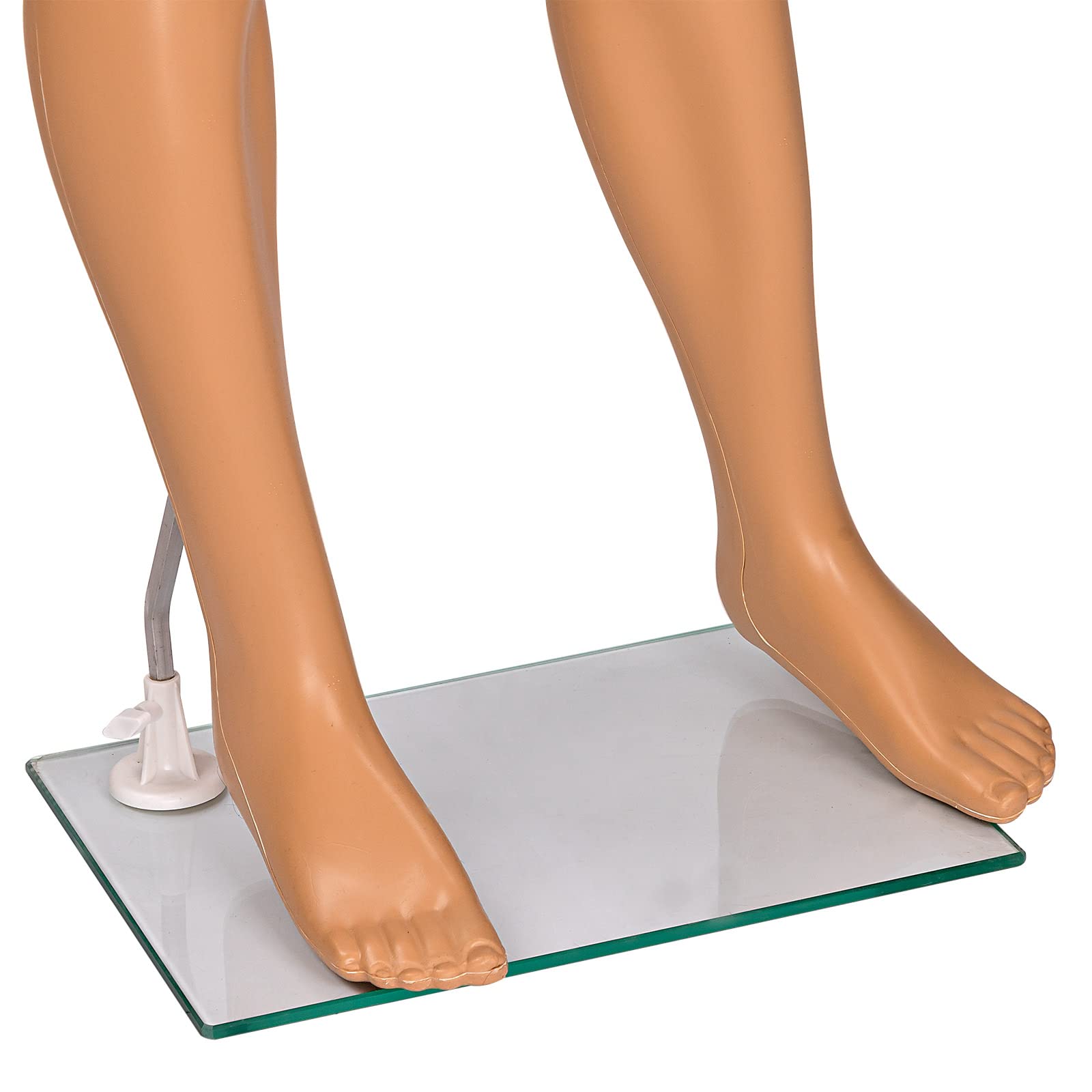 DEMA Schaufensterpuppe männlich 185 cm – Schneiderpuppe, Herrenpuppe, Dekofigur – mit Standplatte, stabil, ideal für Mode, Boutique & Präsentation