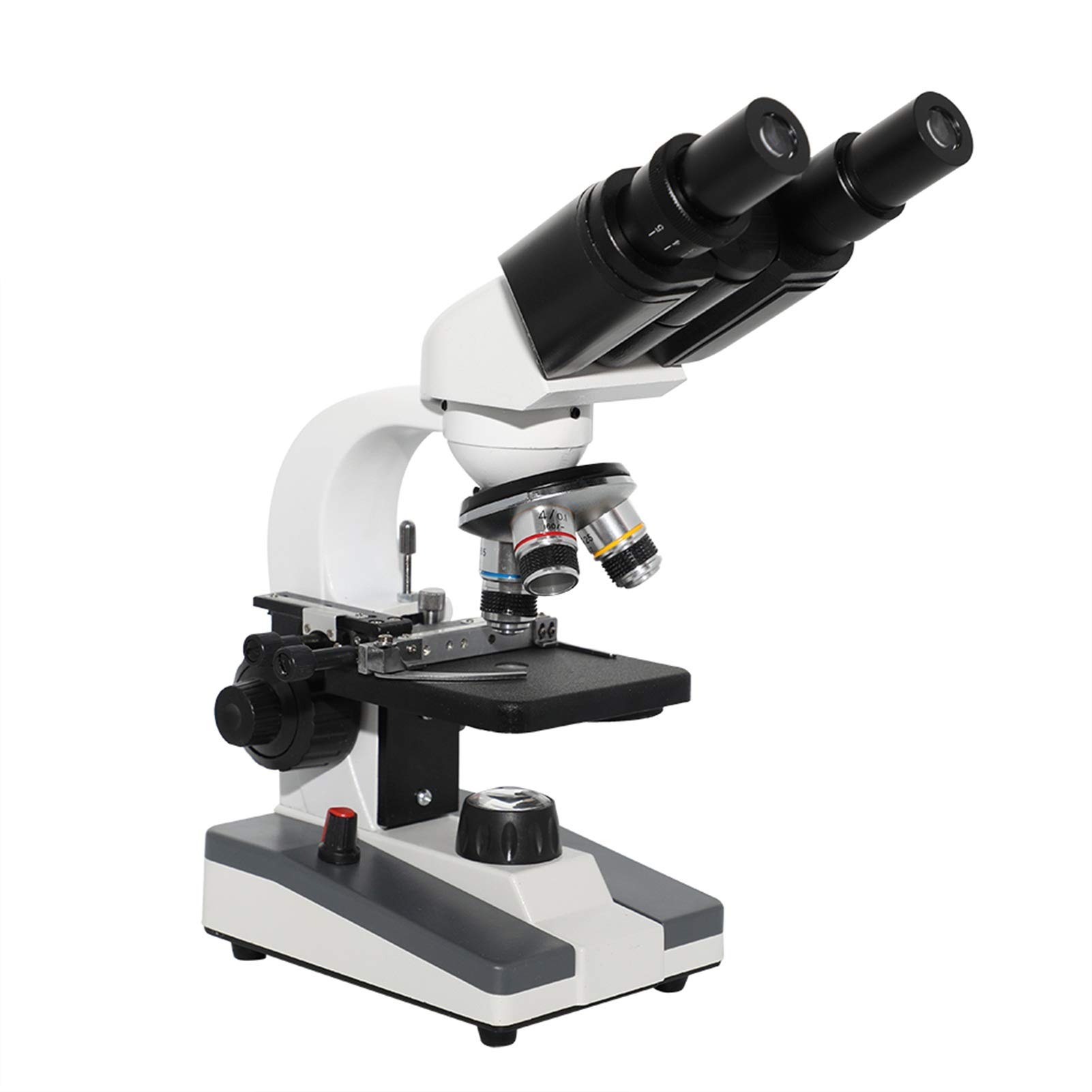 Microscopio Biológico Binocular Xs-P116B, 40X-640X, para Estudiantes Y Profesores De Ciencias De Laboratorio Escolar.