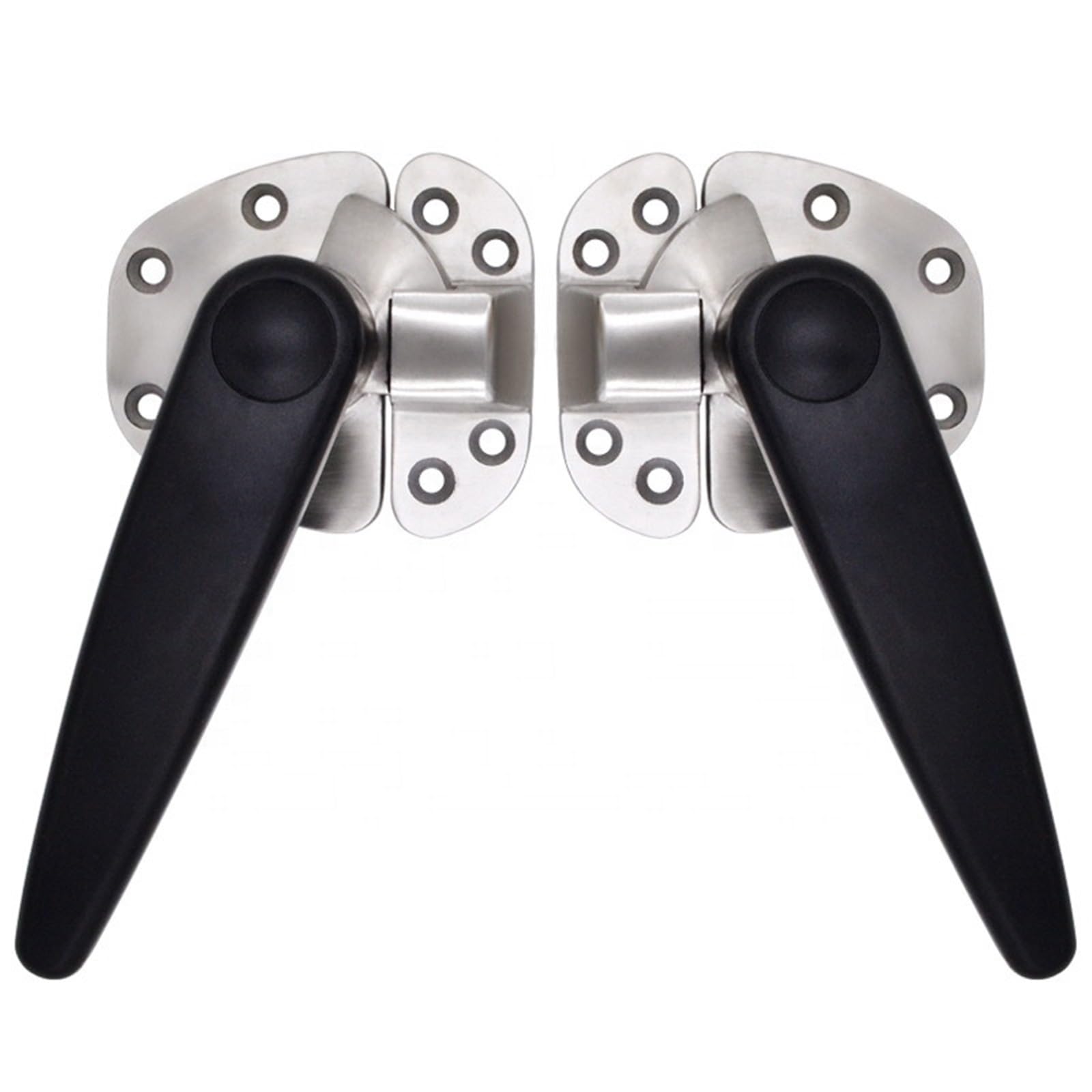 8119-2 Steamer Oven Door Handle Steamed Cabinets Door Lock Accessory Hinge 1Pcs