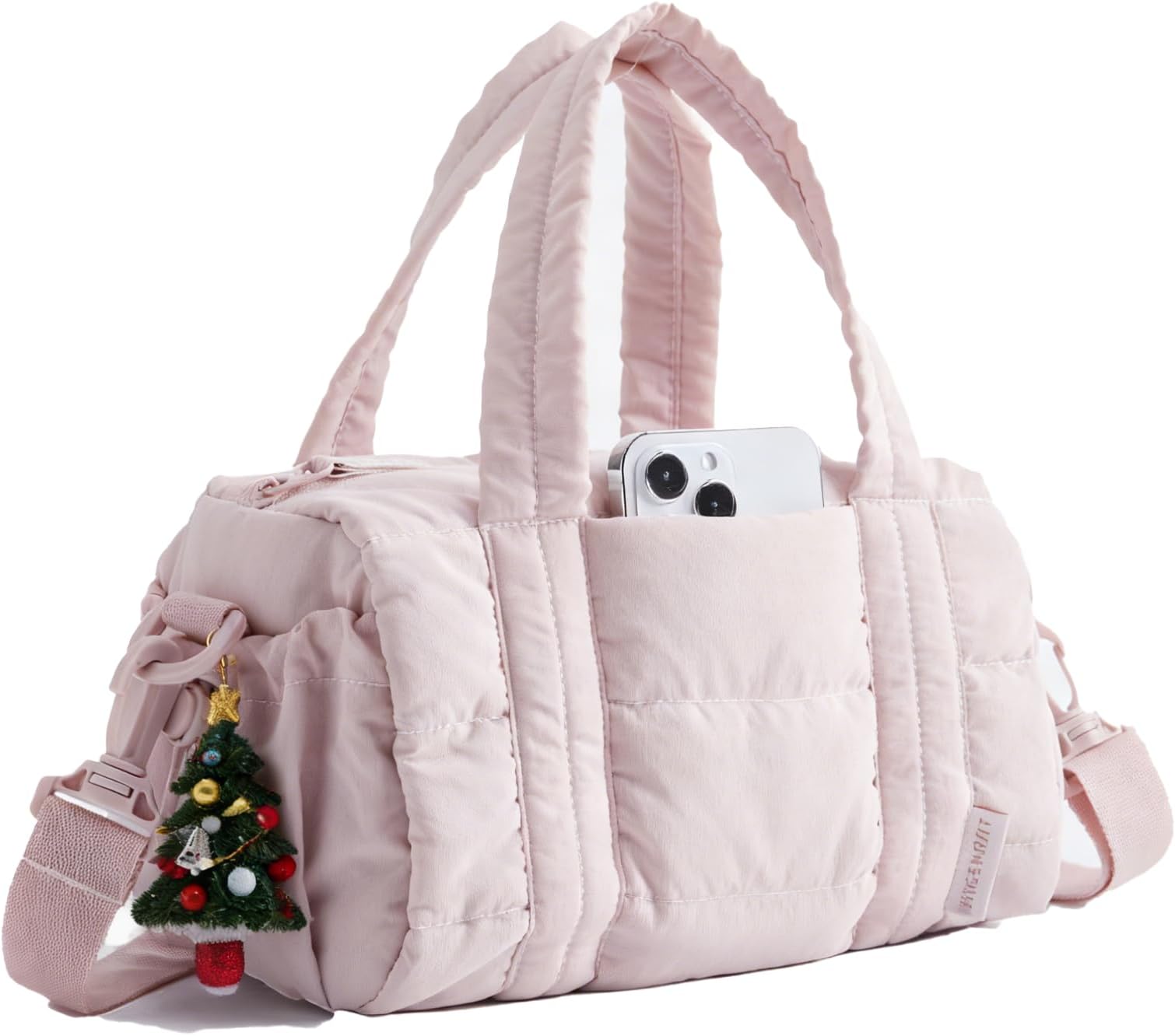 Reiki Gym Bag for Women, Mini/Medium Crossbody Bags for Women, 5L Dance Bag with Detachable Strap, 15L Yoga Mate Bag with Wet & Dry Pocket, Mini/Candy Pink