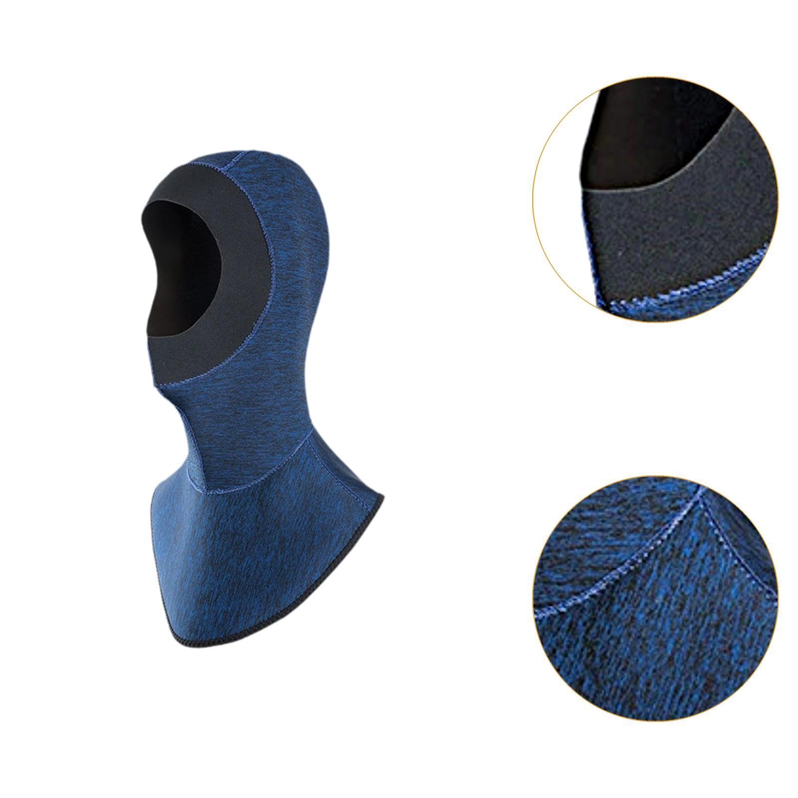 Capucha de Neopreno, Gorro de Buceo, Gorro Térmico de Protección para Surf, Gorro de Neopreno para Vela, Snorkel Y Natación (para Hombres Y Jóvenes).