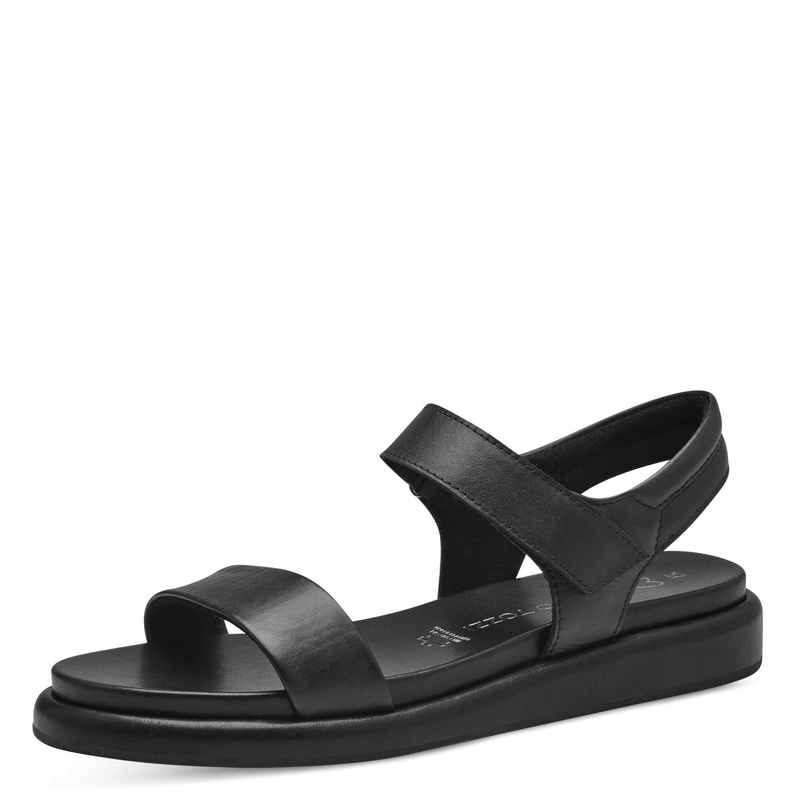 MARCO TOZZI Women's 2-28414-42 Heeled Sandal, Black, 3.5
