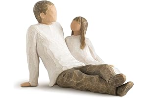 Willow Tree Father and Daughter, Celebrating Unbreakable Father Daughter Bond, Sculpted Family Figurine