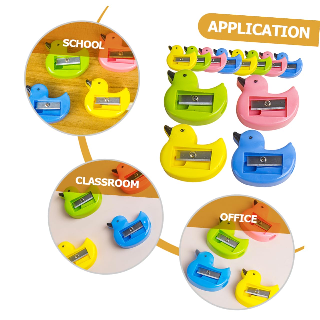 SHINEOFI 2 Sätze Bleistiftspitzer Anspitzer Mini Farbig Dosenspitzer Büroartikel Space Saver Handspitzer Buntstifte Bleistiftzubehör Bleistiftschärfer Metall Colorful 48 Stück * 2