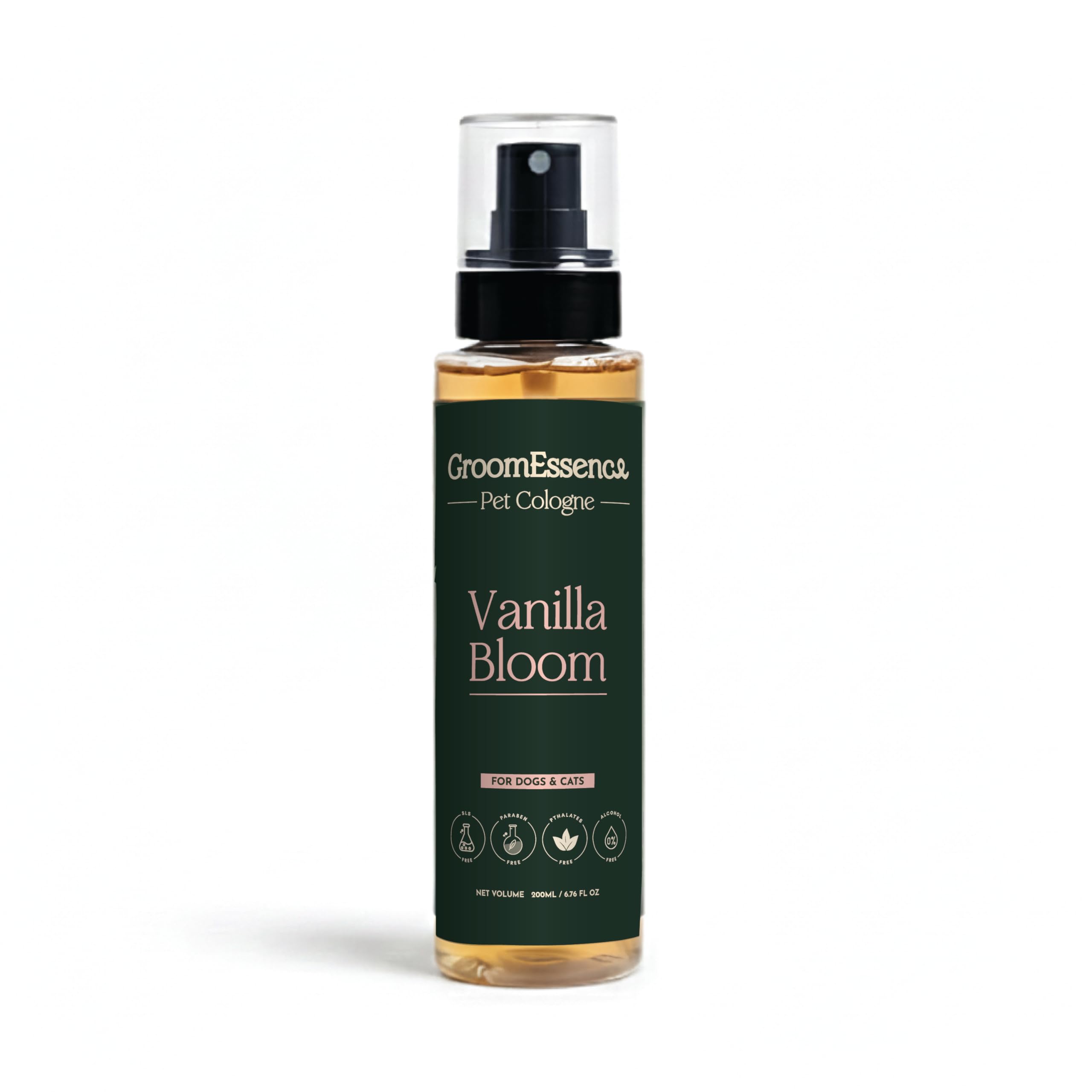 GroomEssence Pet Cologne | Vanilla Bloom | 200 ml | Long-Lasting Fragrance Spray For Dogs And Cat, Odour Eliminator, Grooming Essential, Fresh Vanilla Scent-image-42