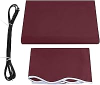 Vista 12 de MCombo Toldo de patio de 9.4 x 7.8 pies, tela de repuesto para toldos retráctiles de 9.9 x 7.8 pies (9.4 x 7.8 pies, beige)