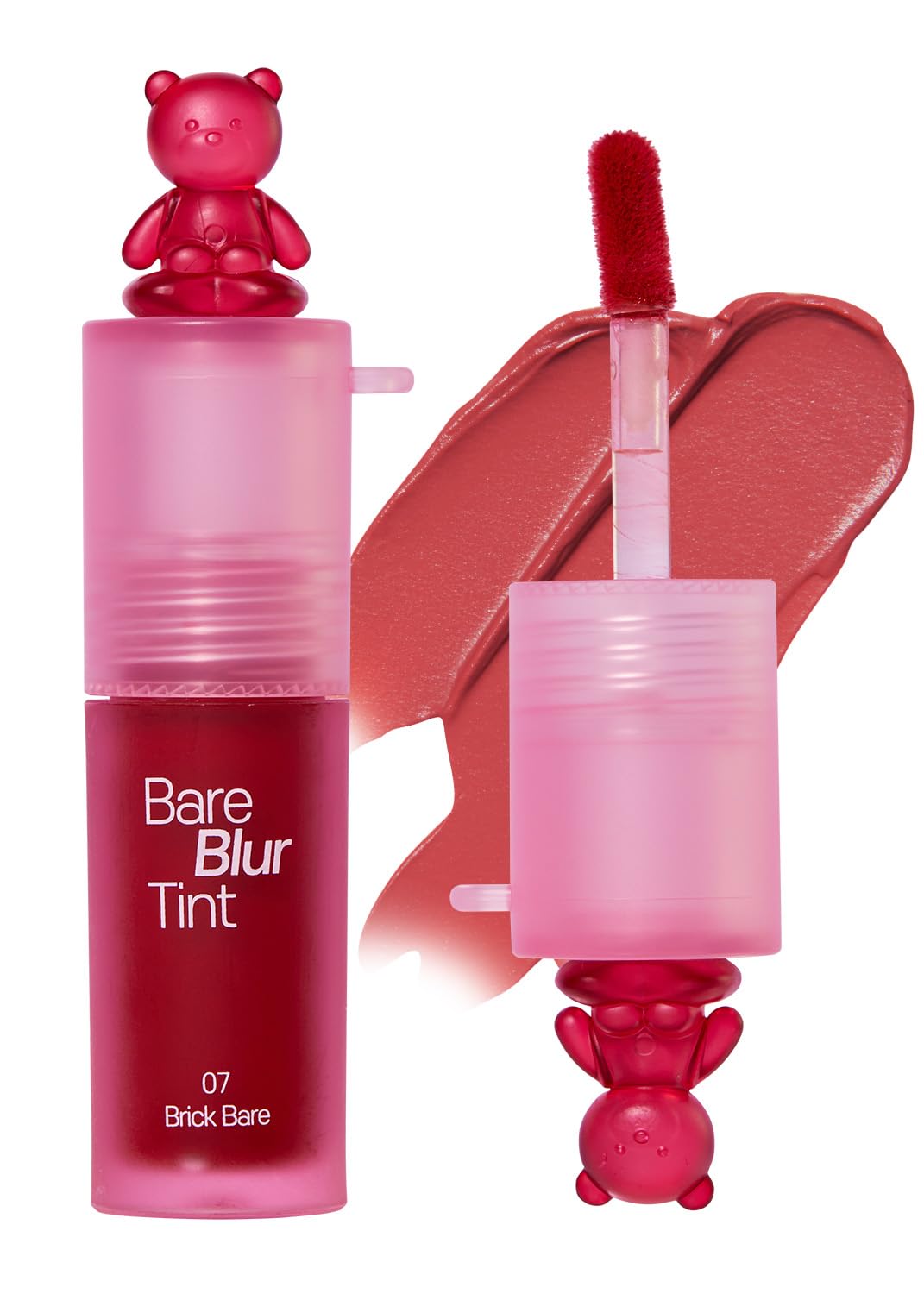 PASSIONCAT Lip Stain - 2-in-1 Matte Lip & Cheek Tint (07 BRICK BARE)