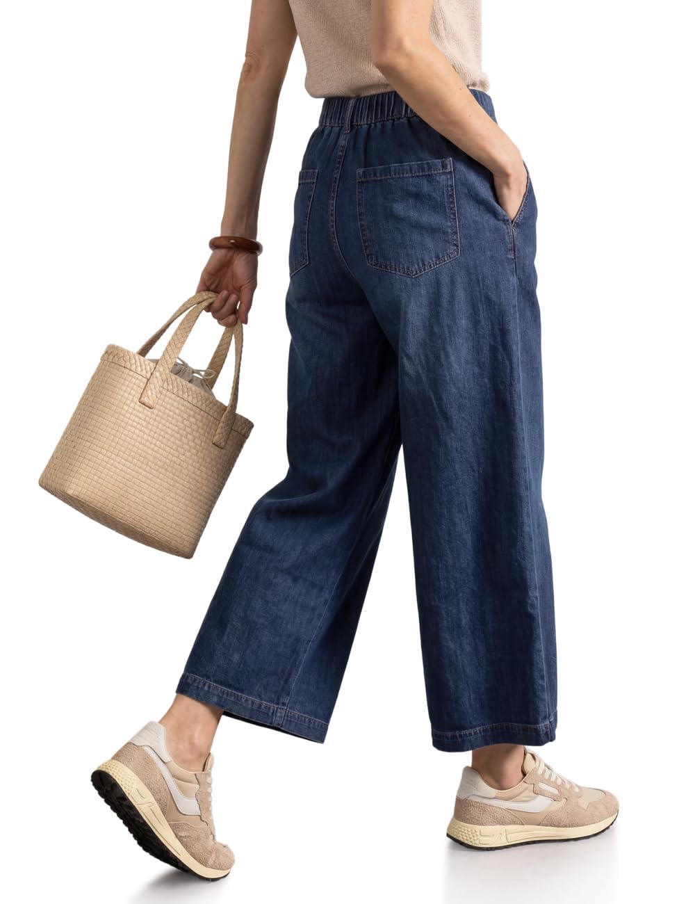 Street One Damen High Waist Wide Leg Jeans im Loose Fit 3818759