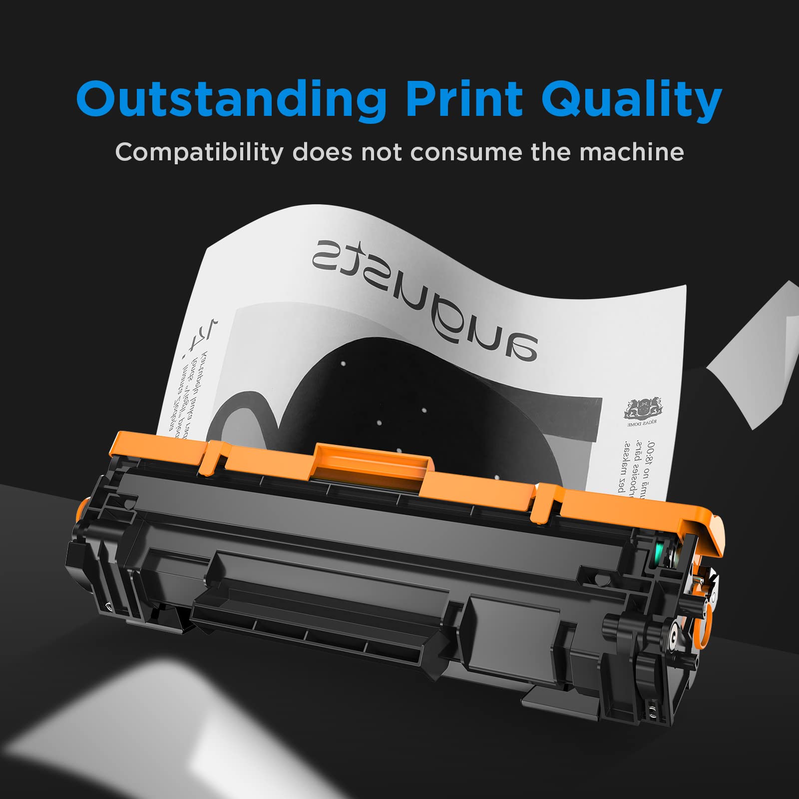 CF244A 44A Cartuccia Toner Compatibile per HP Laserjet Pro M15a M15w M28a M28w M16a M16w M17a M17w(Nero, 2-Pack)