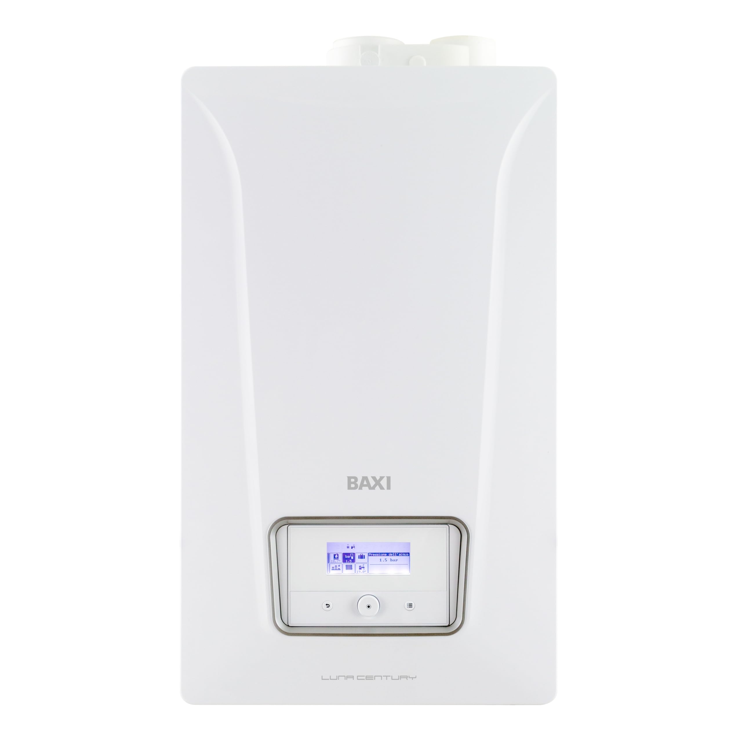 Baxi Luna Century 26 Caldaia a Condensazione Murale, a Metano/GPL/Aria Propanata, Riscaldamento e Acqua Calda Sanitaria, 76,3 x 45 x 33,4 Cm