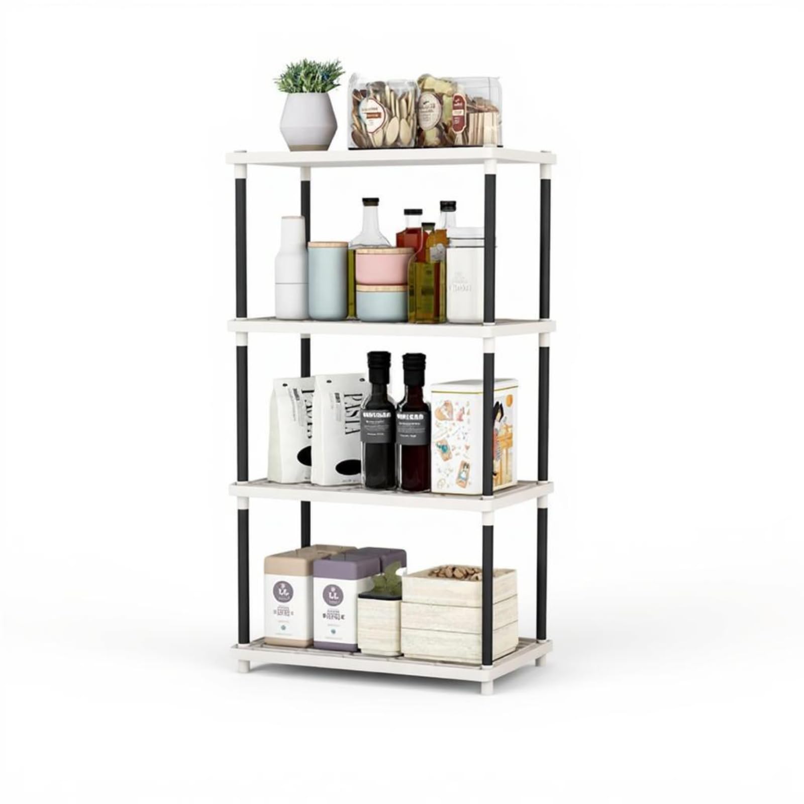 under sink organizer, multitier storage rack, adjustable shelf, kitchen bathroom living room bt thick 4t 80cm