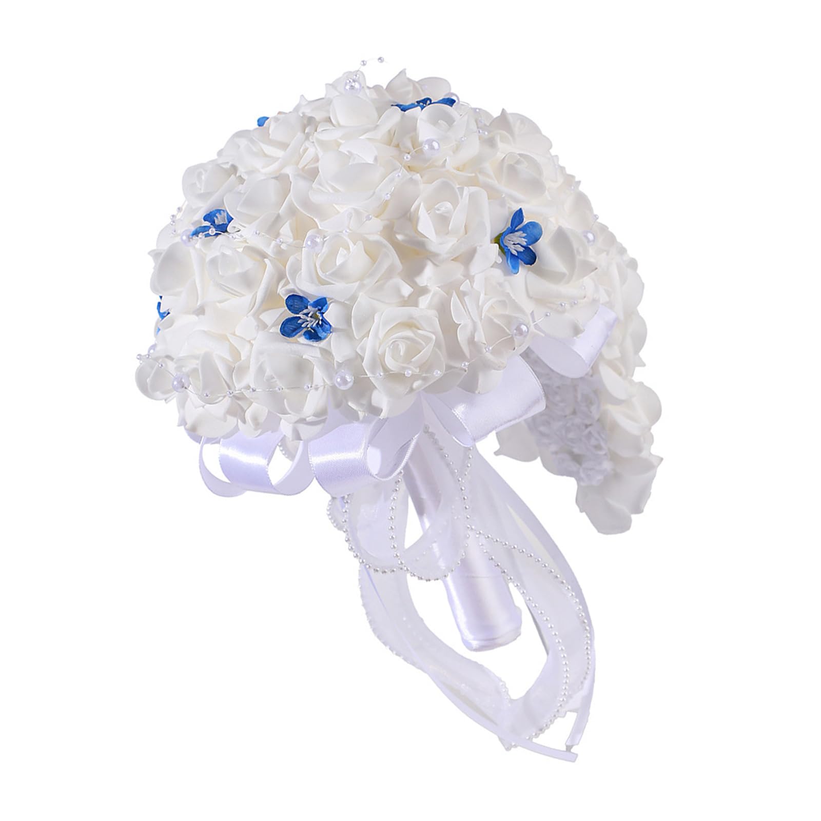 HDOYTXXM Rose Bridal Bouquet for Outdoor Wedding Ceremony Artificial Flower for Anniversaries Wedding Souvenir Artificial Roses