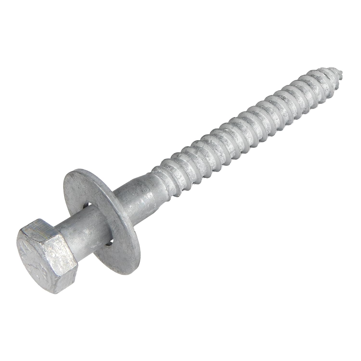1/2 x 4 (25 Pack) Lag Screw Kit, 25 Screws and 25 washers, Hot Dip Galvanized, Meets ASME B18.2.1 Industrial/Commercial Grade by Makers Bolt