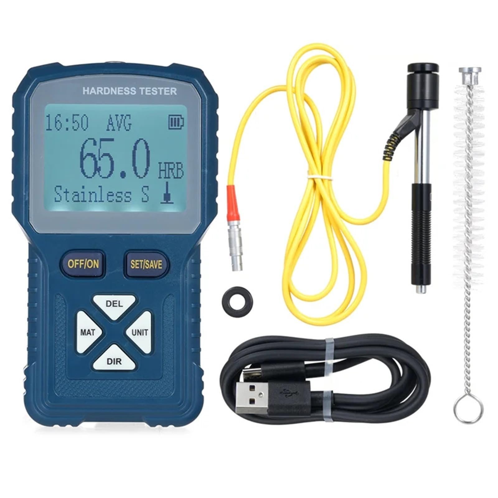 Hardness Tester Digital Leeb Hardness Tester High Precision 360° Metal Test Durometer