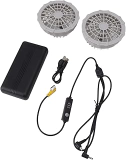 Air Conditioned Clothes Fan, 7.4V Air Conditioned Cooling Vest Fan Strong Endurance 3 Levels Adjustable USB 5V for Outdoor Working