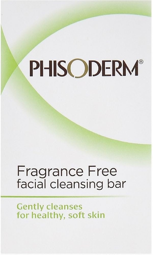 pHisoderm Facial Skin Cleansing Bar, Fragrance Free 2pack [2 x 3.3oz bars] (Pack of 12)