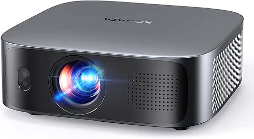 [Short Throw/1200ANSI/Built in Apps] Projector 4K with WiFi and Bluetooth,