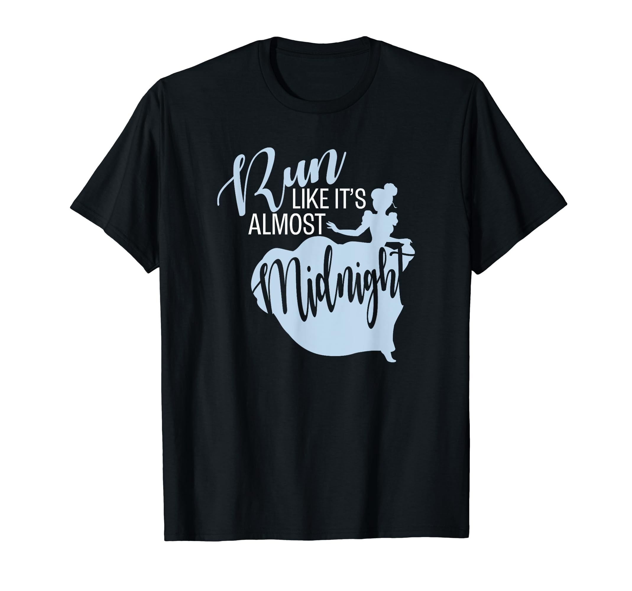 DisneyCinderella Run Like It's Almost Midnight Athletic T-ShirtOEKO-TEX STANDARD 100