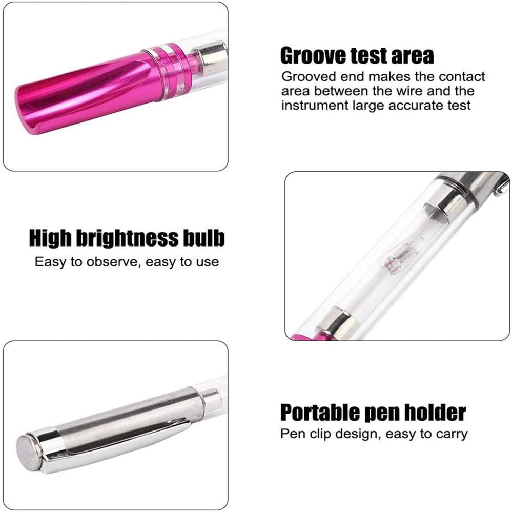 Stylo Testeur D'allumage Asudaro - Pour Bougies, Bobines - Indicateur LED - Longueur 125mm - Alliage Aluminium