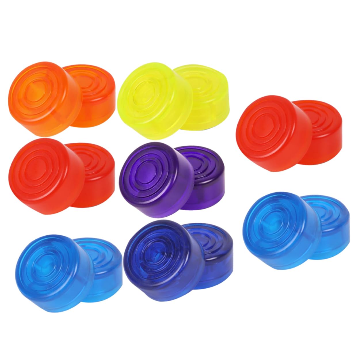 HEMOTON 16pcs Anti-slip Guitar Pedal Caps Toe Sleeves for Pedal Button Topper Protection