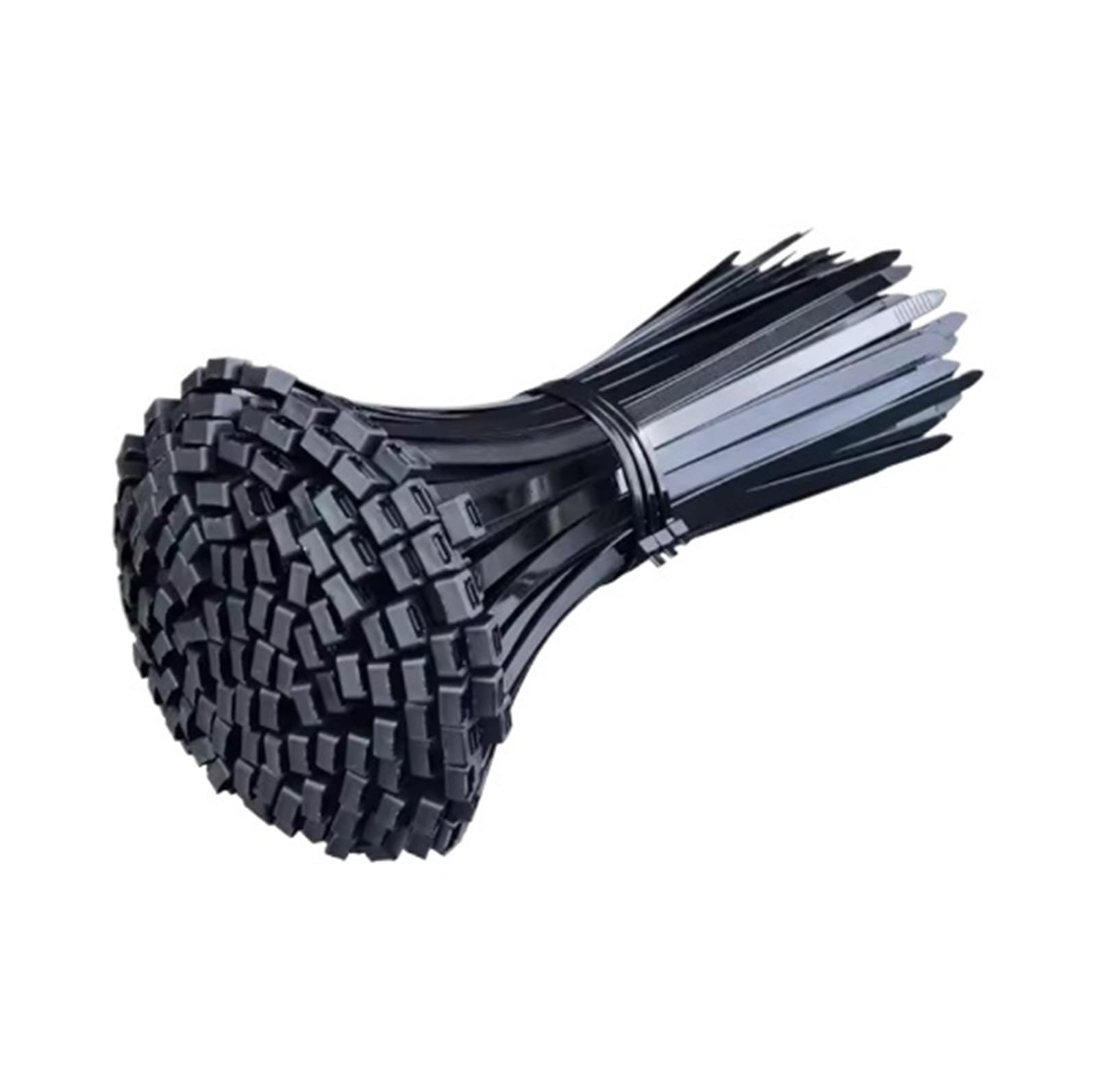 Wszgsbng Black Self-Locking Plastic Nylon Cable Zip Ties Fastening Lock Up Clamp Strap(,5X150mm)