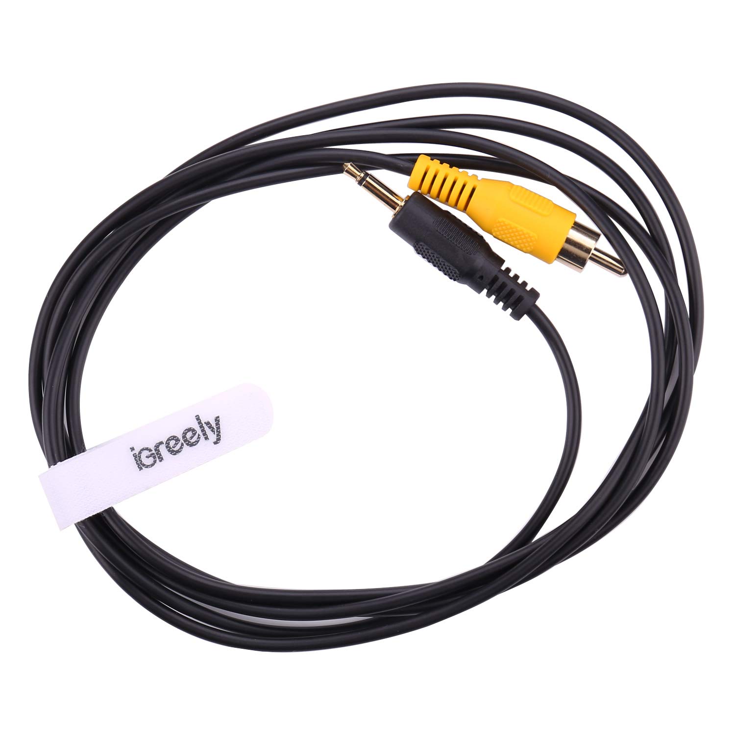 iGreely 3.5mm to RCA Cable 3.5mm 1/8 inch Mono Male Plug to RCA Male Jack Audio Cable Cord Gold Plated 1.8m (6Ft)