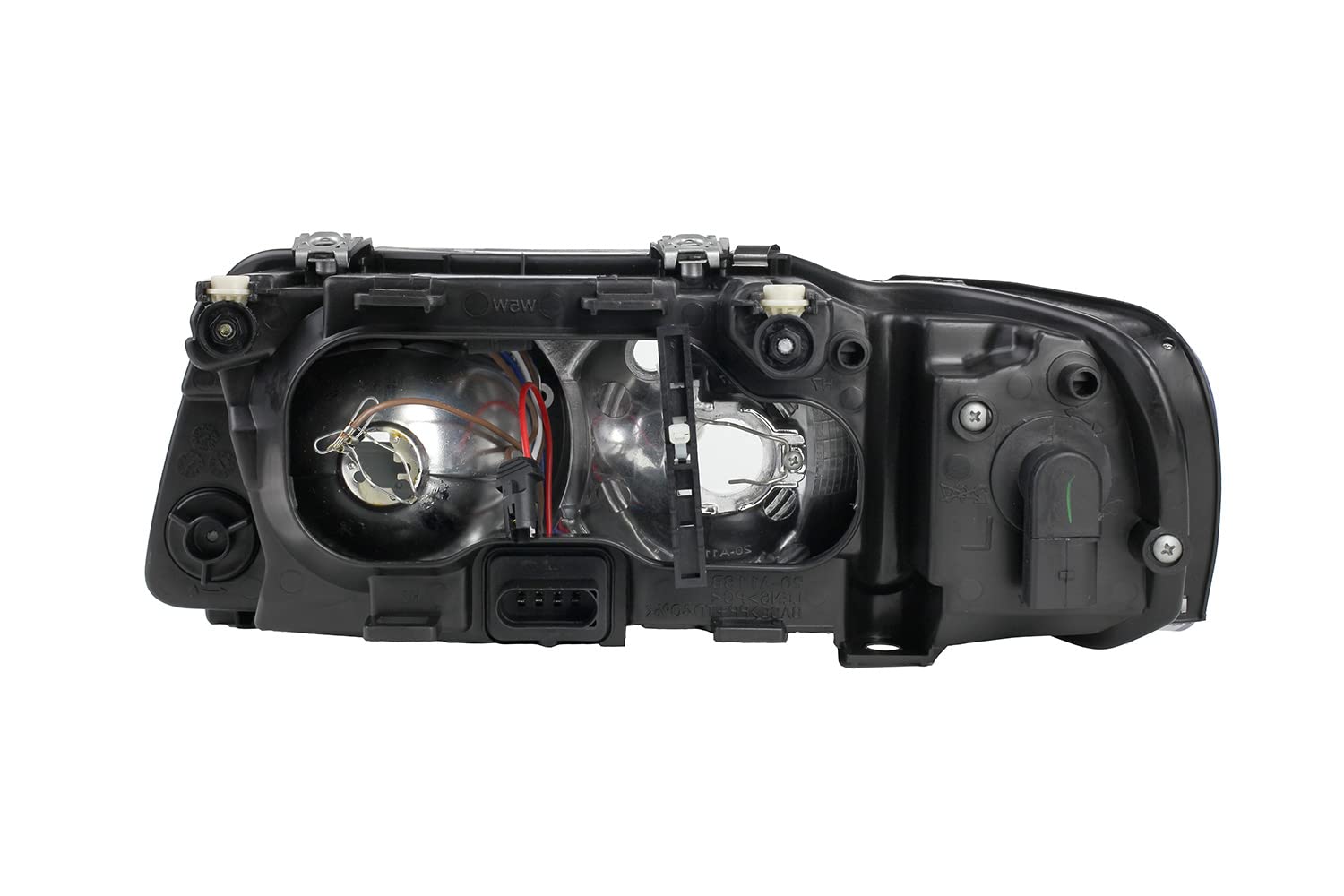 Johns, Juego de faros delanteros compatible con Audi A3 (8L) 09/00-05/03 H7/H1 Set izquierdo y derecho