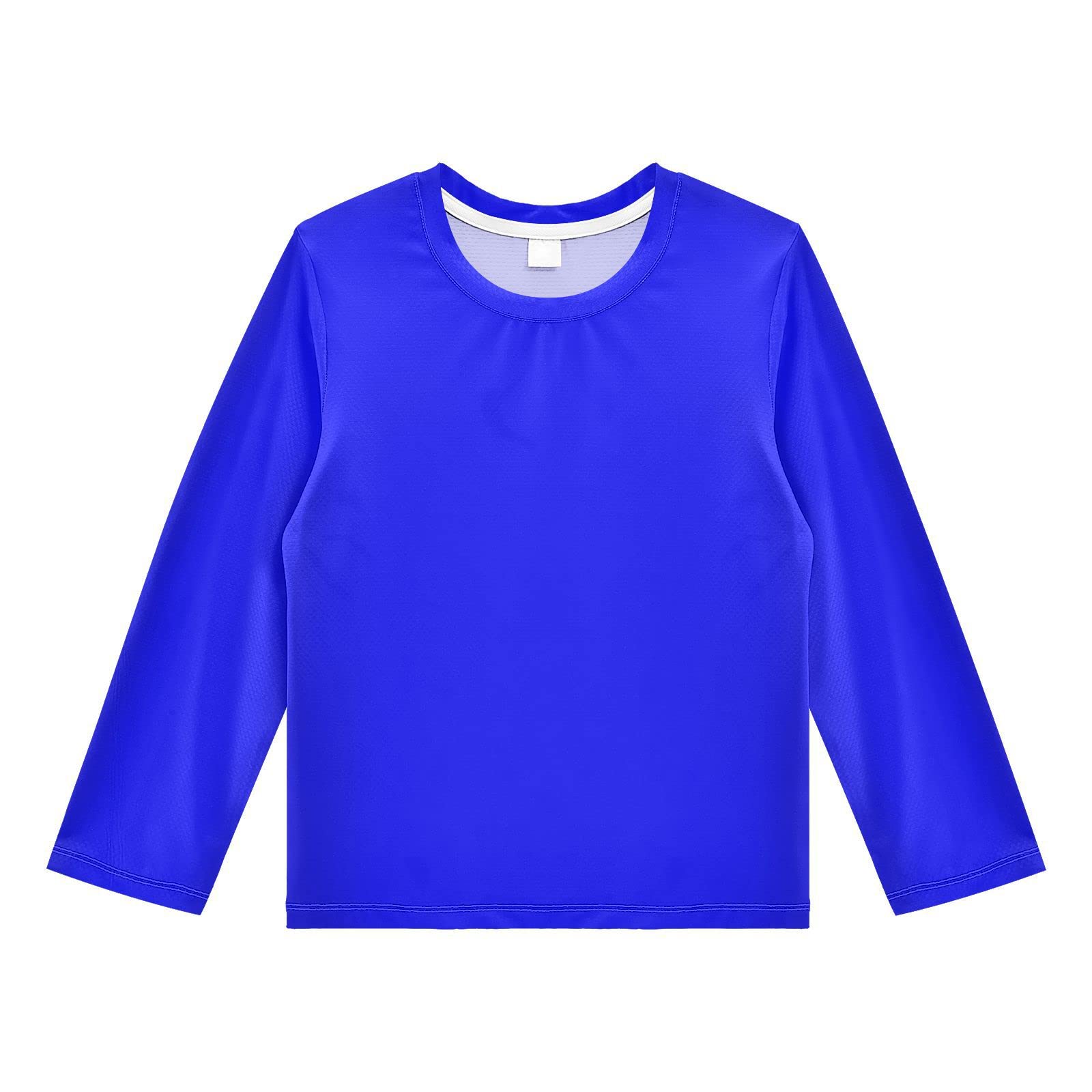 Boys' Rash Guard Swim Shirts Long Sleeve Youth SPF Fishing Quick Dry Shirt Toddler Kid UPF 50+ Sun Protection Shirt 3T Blue