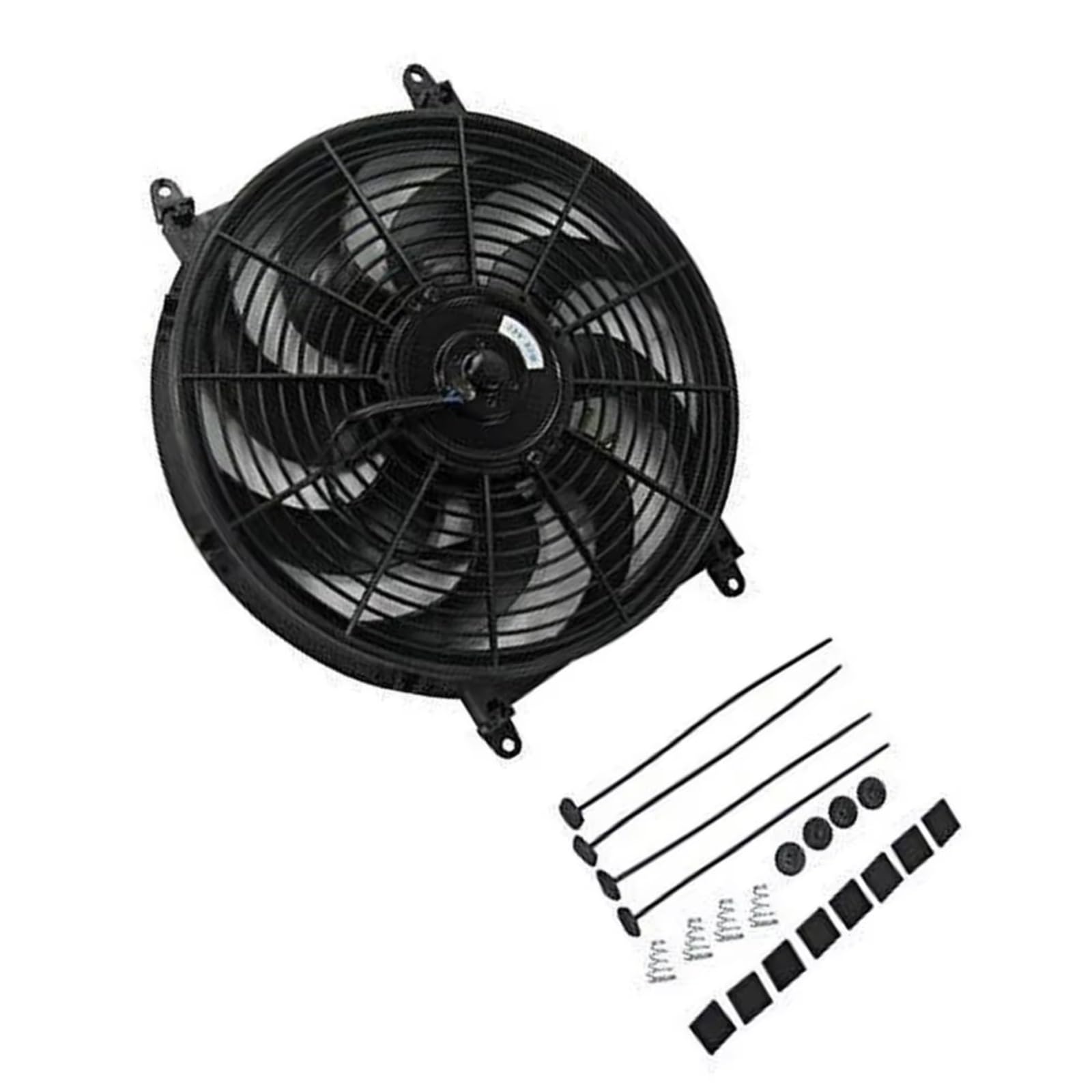 Kit de Montaje de Ventilador de refrigeración de 12/14'' 12V Ventilador de refrigeración para Motor de Aceite Ventilador Universal para radiador de Motor, intercooler, Enfriador de Aceite