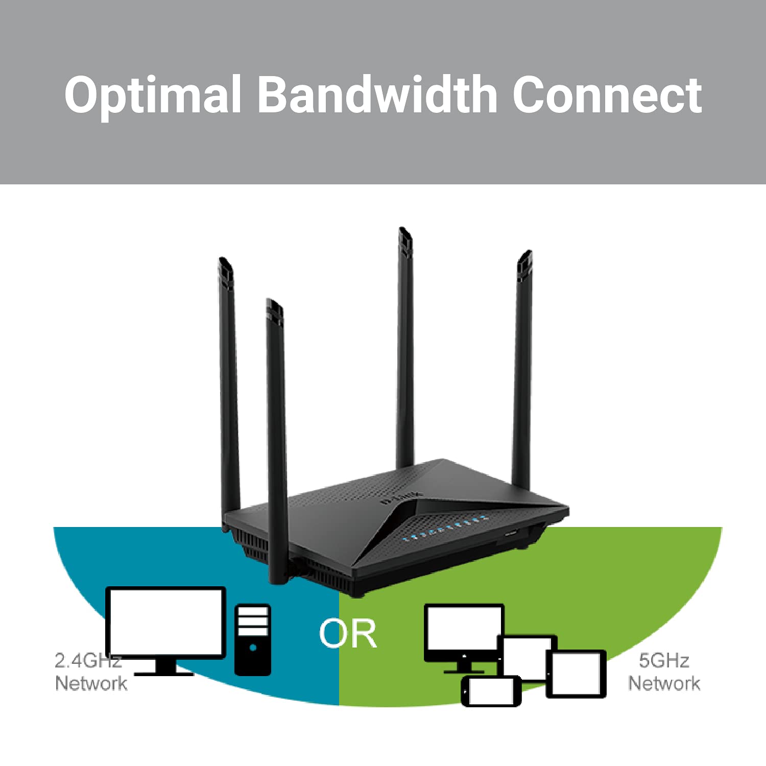 D-Link Australia AC1300 MU-MIMO Wi-Fi Gigabit Router (DIR