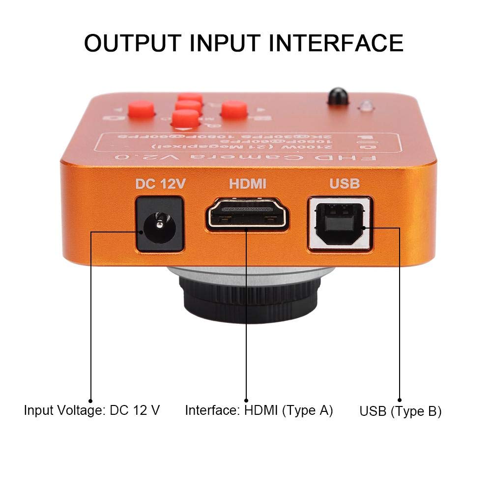 Telecamera 21MP HDMI USB C mount Industry scope Camera Set 2K 1080P Videocamera HD Spina EU 220V