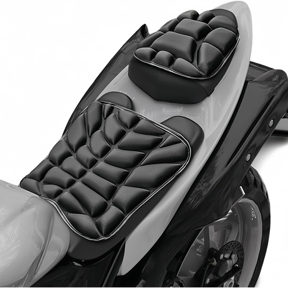 Cuscino per Sella Moto per Peugeot XP300 | Cuscino Sella Moto Cuscino per Sedile Moto Coprisedile per Moto Assorbimento Antiscivolo Traspirante