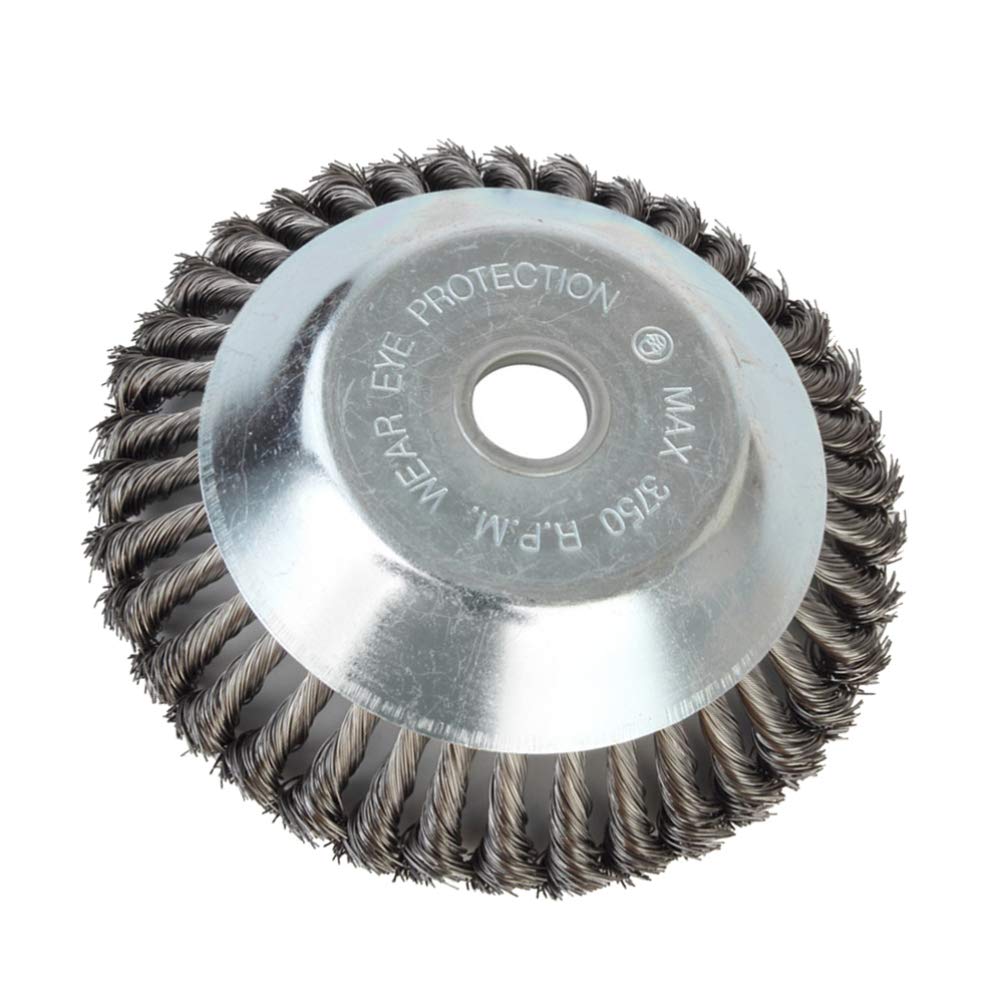 Buy UPKOCH Steel Wire Weed Brush Cutter Trimmer Head Rotary Weed Brush