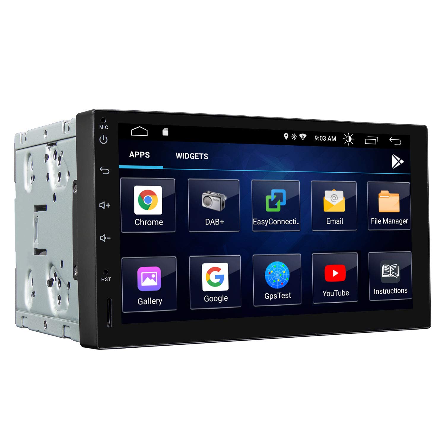 2022 New Double Din Car Stereo, Android Head Unit Builtin DSP with IPS