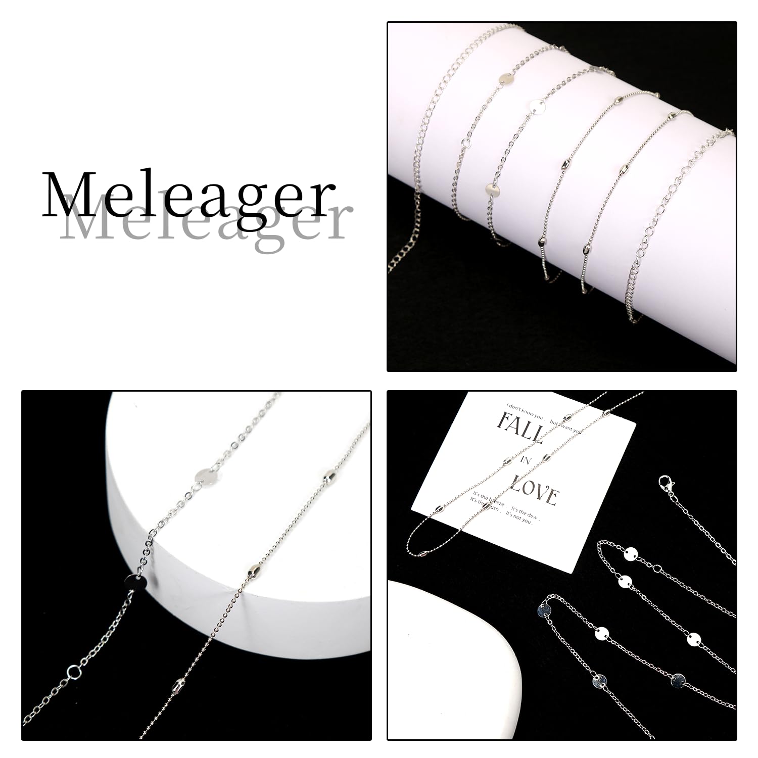 2PCS Cadena Cintura, Impermeable Belly Chain, Ajustable Body Chain Mujer, Joya para el Cuerpo