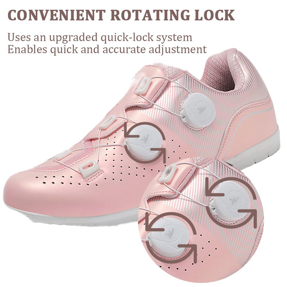 Scarpe Ciclismo Strada, Uomo Scarpe Ciclismo Strada Uomo Donna, Estate Unisex Equitazione MTB Road SPD da Ciclismo da Bici - SPD Blocco Pedale 37EU-47EU