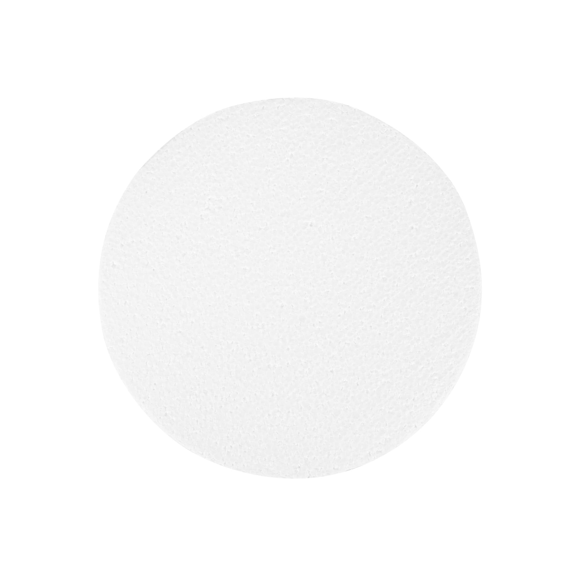 Restaurantware Pastry Tek - Chupete redondo de espuma para tartas de 8 x 4 pulgadas, 54 unidades, reutilizable, ligero, duradero, herramienta de espuma reutilizable de polietileno resistente a la