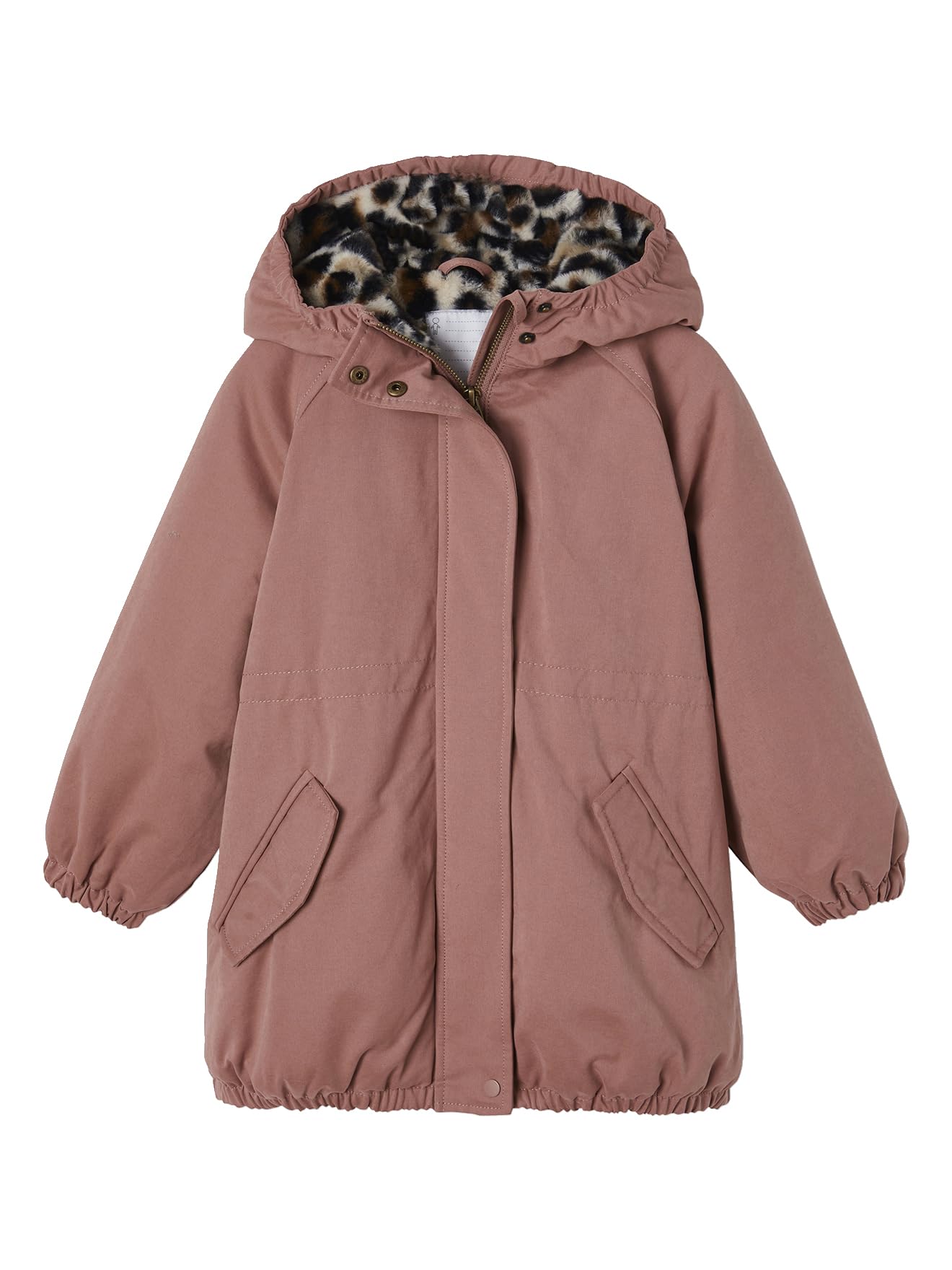 Vertbaudet Mädchen Winterjacke mit Kapuze, Wattierung Recycling-Polyester
