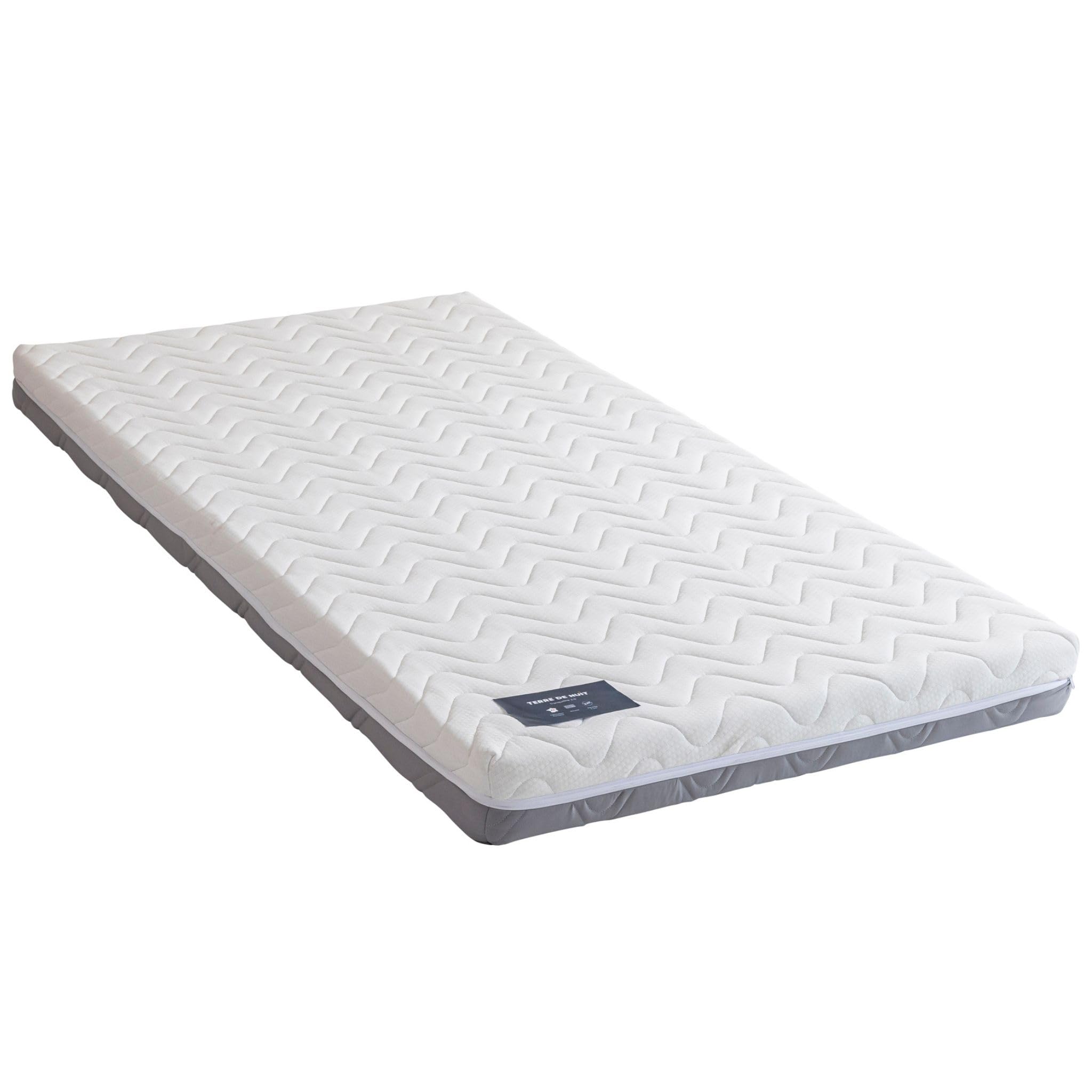 Terre de Nuit Matelas Enfant Mousse 12 cm Tranquillité 2.0 90x200