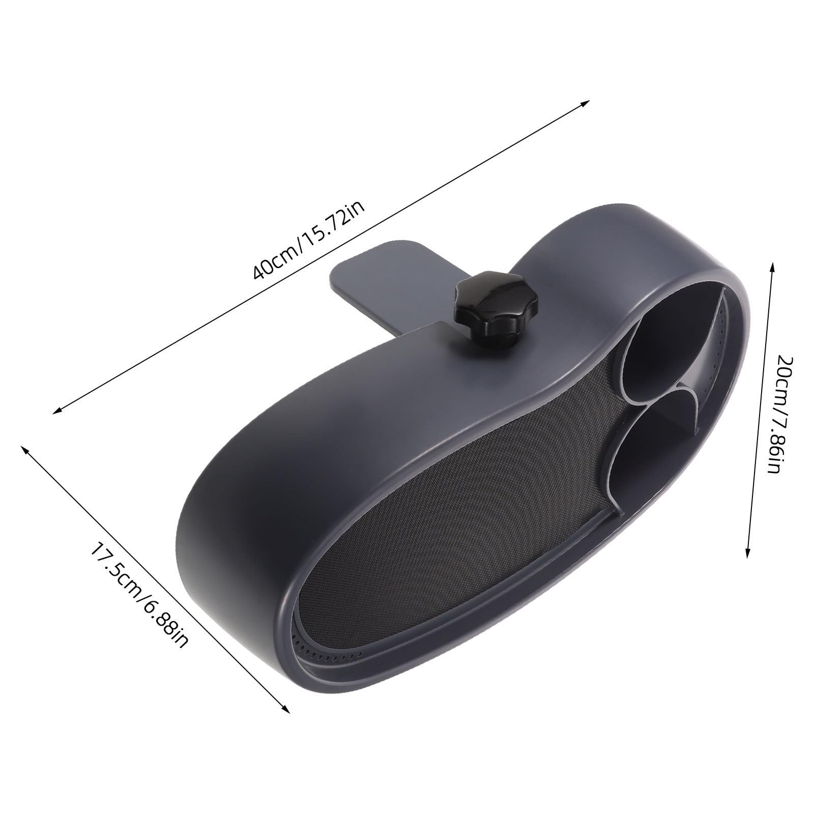ifundom Bandeja Ajustable para Bañera Antideslizante con Soporte para Bebidas y Orificios de Drenaje Mesa Lateral de Plástico para SPA Compatible con Grosor para Snacks y Teléfonos