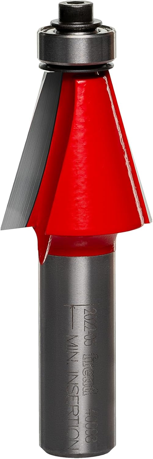 Freud 40-098: 1" (Dia.) Chamfer Bit with 1/2" Shank
