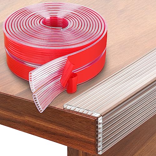 Image of HOMREALM Baby Proofing16.4ft Long (2.75" Wide) Corner Guards Furniture Corner & Edge Safety Bumpers Corner Covers Protectors Baby Proof Bumper & Cushion to Cover Sharp Furniture & Table Edges