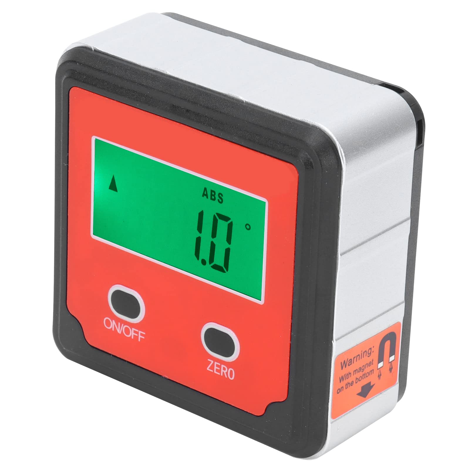 Misuratore di Angolo Inclinometro con Display Digitale con Adsorbimento Magnetico, Misuratore di Angolo Alto per Carpenteria, Saldatura, Produzione e Allineamento di Pneumatici per Auto,