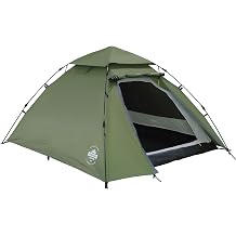 Lumaland Pop Up Camping Tent | 2-3 Person Dome Tent 215 x 195 x 120 cm | 4 Seasons Igloo Tent | Outdoor Trekking & Festival Throwing Tent | Lightweight, Waterproof & Robust | Construction Simple, Fast