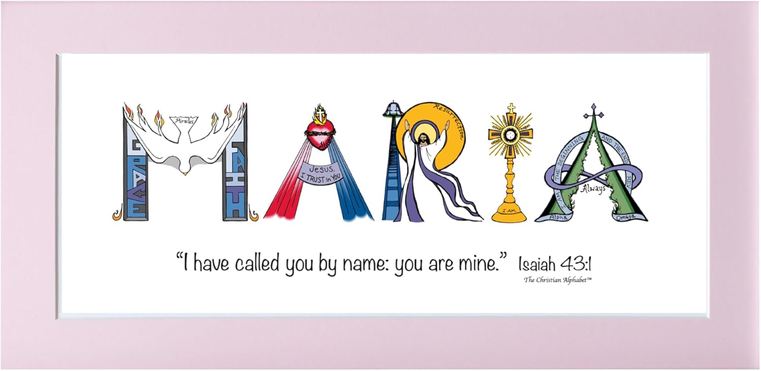 Personalized Baby Dedication Gift for Girls 10x20 Matted or Framed Print Custom Christian Baby Gifts
